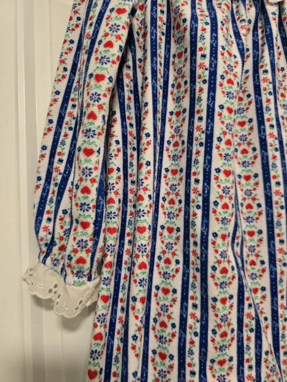 GIRLS LANZ Of Salzburg Fleece Full Length Nightgown